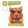 VIGNETTE  31 HAMSTER DORÉ - Collection 2024 - Nos amies les bêtes