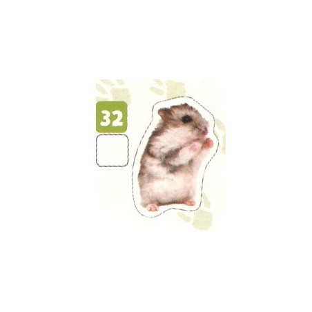 VIGNETTE 32 HAMSTER RUSSE - Collection 2024 - Nos amies les bêtes