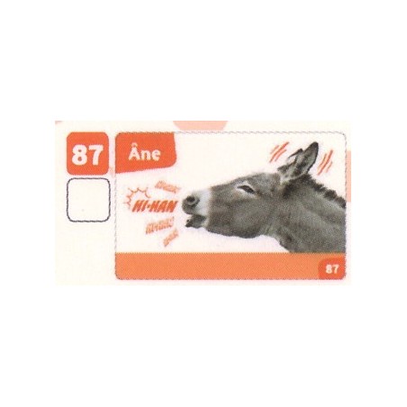 VIGNETTE 87 ÂNE - Collection 2024 - Nos amies les bêtes