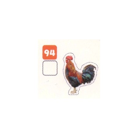 VIGNETTE 94 COQ GAULOIS - Collection 2024 - Nos amies les bêtes