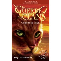 LA GUERRE DES CLANS CYCLE II LIVRE VI, COUCHER DE SOLEIL - ERIN HUNTER - POCKET JEUNESSE