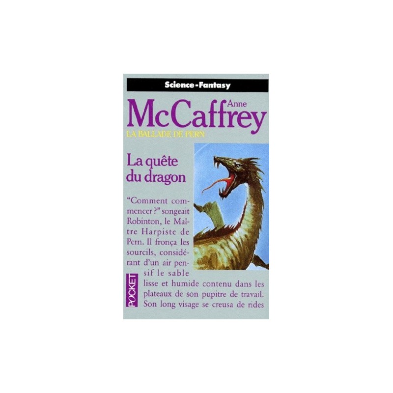 LA QUETE DU DRAGON - ANNE MCCAFFREY - POCKET